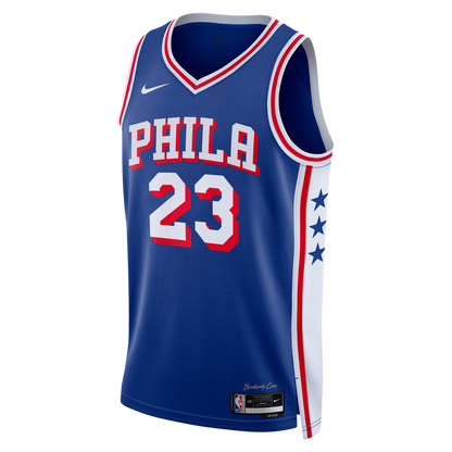 Philadelphia 76ers LeBron James Nike Icon Swingman Jersey - Royal - Unisex